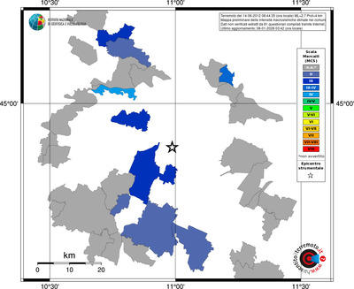 Mappa MCS - territori comuni