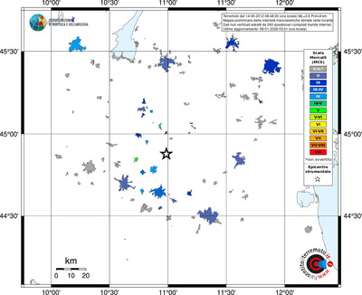Mappa MCS - territori località