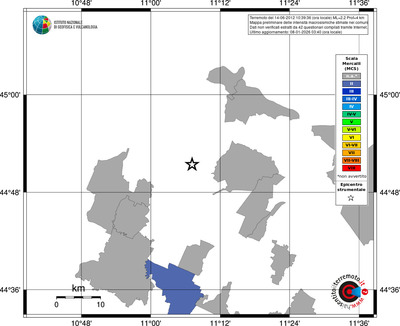 Mappa MCS - territori comuni