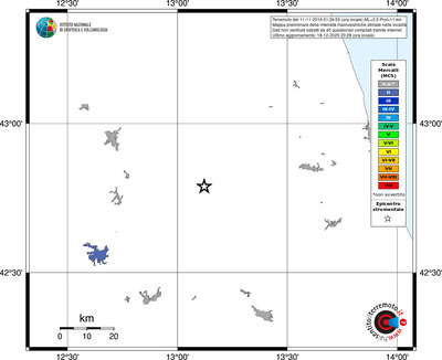 Mappa MCS - territori località