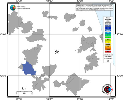 Mappa MCS - territori comuni