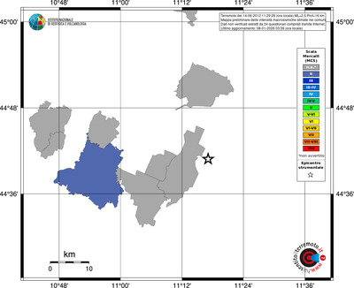 Mappa MCS - territori comuni