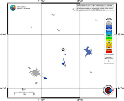 Mappa MCS - territori località