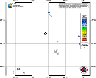 Mappa MCS - territori località
