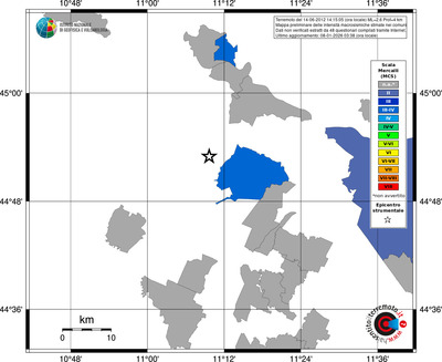 Mappa MCS - territori comuni