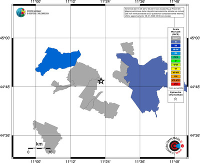 Mappa MCS - territori comuni