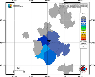 Mappa MCS - territori comuni