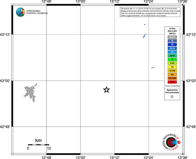 Mappa MCS - territori località