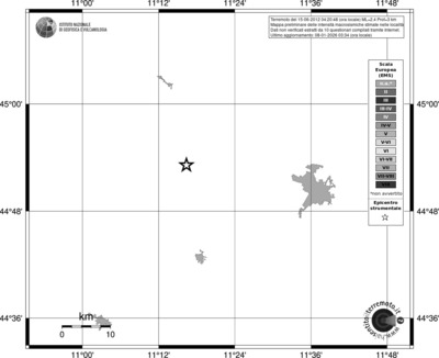 Mappa EMS - territori località