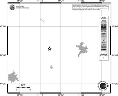 Mappa EMS - territori località