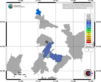 Mappa MCS - territori comuni
