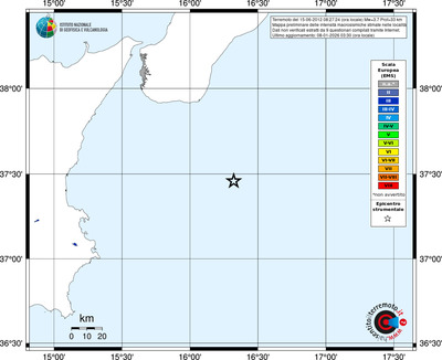 Mappa EMS - territori località