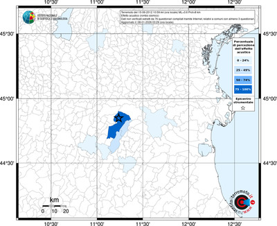 Mappa territorio comunale con almeno 3 questionari