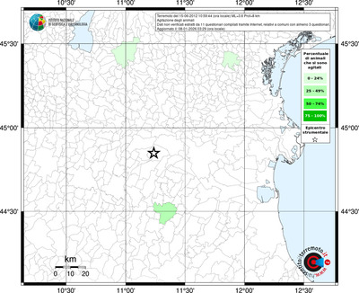 Mappa territorio comunale con almeno 3 questionari