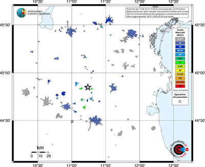 Mappa MCS - territori località