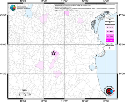 Mappa territorio comunale con almeno 3 questionari