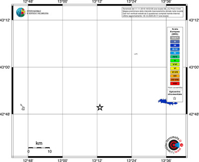 Mappa EMS - territori località