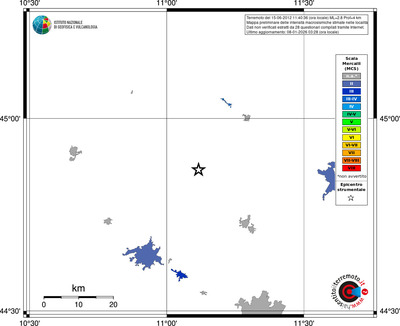 Mappa MCS - territori località