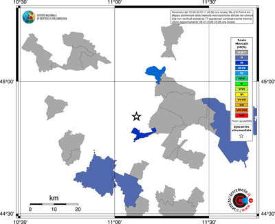 Mappa MCS - territori comuni