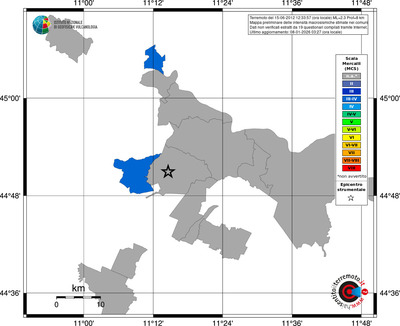 Mappa MCS - territori comuni