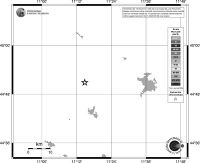 Mappa MCS - territori località