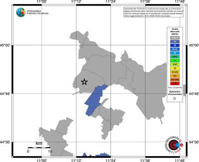 Mappa MCS - territori comuni