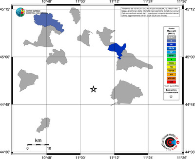 Mappa MCS - territori comuni
