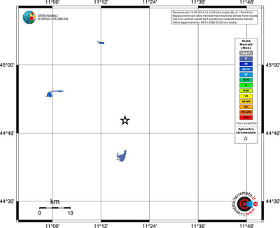 Mappa MCS - territori località