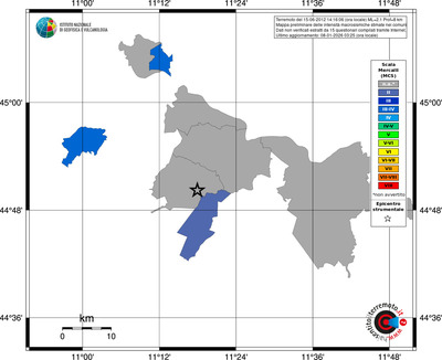 Mappa MCS - territori comuni