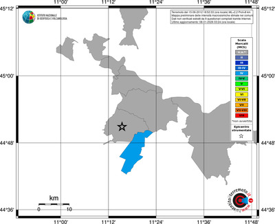 Mappa MCS - territori comuni