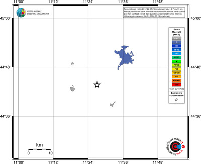 Mappa MCS - territori località