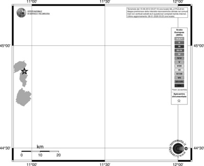 Mappa EMS - territori comuni