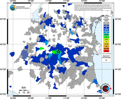 Mappa EMS - territori comuni