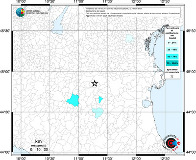 Mappa territorio comunale con almeno 3 questionari