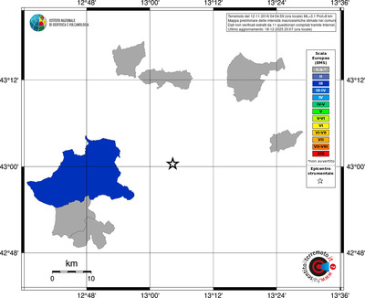 Mappa EMS - territori comuni