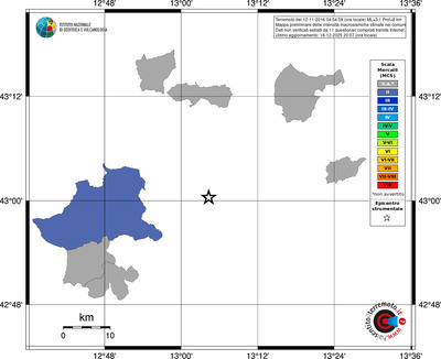 Mappa MCS - territori comuni