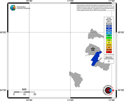Mappa MCS - territori comuni