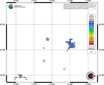 Mappa MCS - territori località