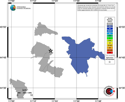 Mappa MCS - territori comuni