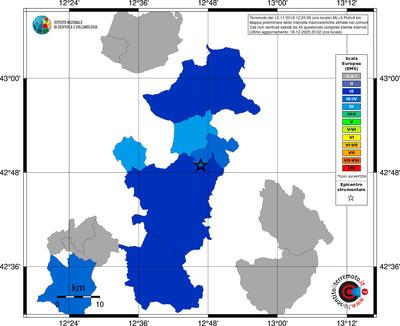 Mappa EMS - territori comuni