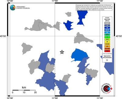 Mappa MCS - territori comuni