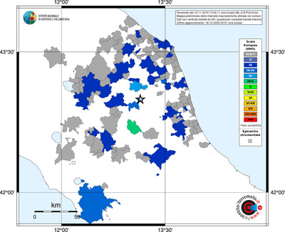 Mappa EMS - territori comuni