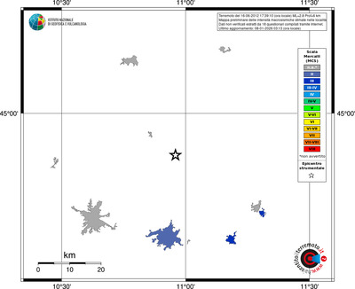 Mappa MCS - territori località