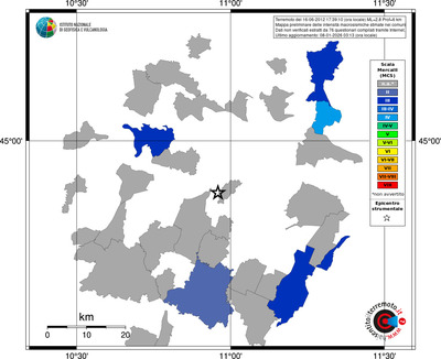 Mappa MCS - territori comuni