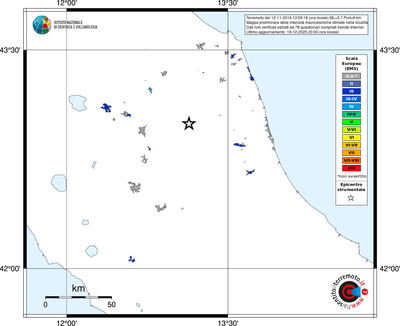 Mappa EMS - territori località