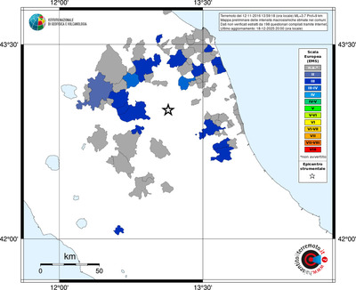Mappa EMS - territori comuni