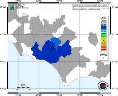 Mappa EMS - territori comuni