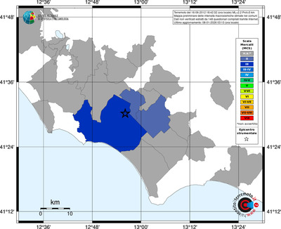 Mappa MCS - territori comuni