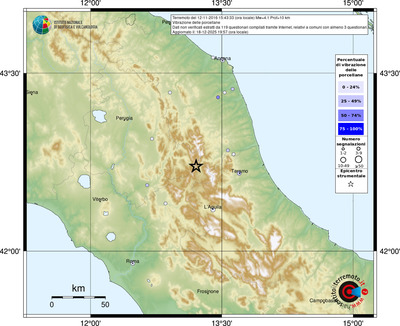 Mappa comuni con almeno 3 questionari