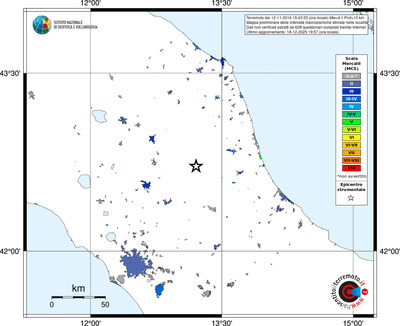 Mappa MCS - territori località